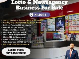 Lotto & Newsagency Business for Sale in Mildura