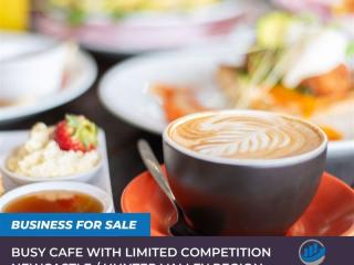 A popular cafe in busy location with a loyal following