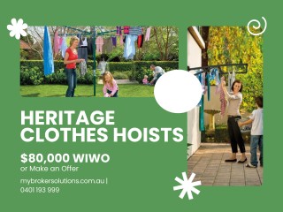 Established Business: Heritage Clothes Hoist