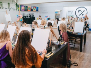 Fun, Colour & Creativity. Own your own paint & sip studio