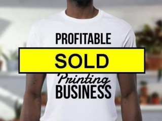 PROFITABLE SCREEN PRINTING BUSINESS - SOLD
