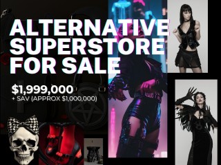 Alternative Superstore For Sale!