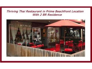 Thriving Thai Restaurant in Prime Beachfront Location With 2 BR Residence