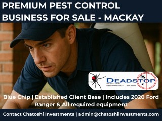 Profitable 30-Year Pest Control Business | Mackay Region | Turnkey Operation + Vehicle