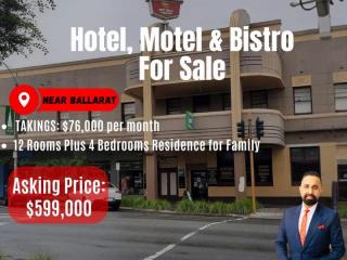 Hotel, Motel & Bistro For Sale Near Ballarat